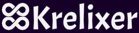 Logo of Krelixer with a stylized 'K' on a dark purple background